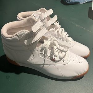 Reebok Freestyle Hi rubber sole